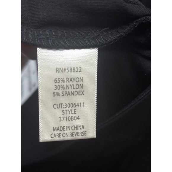 Max Studio London Women's Black Cropped Wide Leg Trousers - Size M NWT - Picture 8 of 9